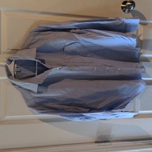 Ayr Blue Button Down Oxford Shirt